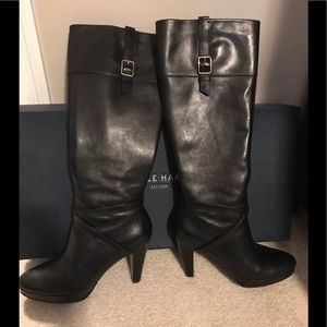 Cole Haan Women’s Jericho Tall Boots Leather Size9